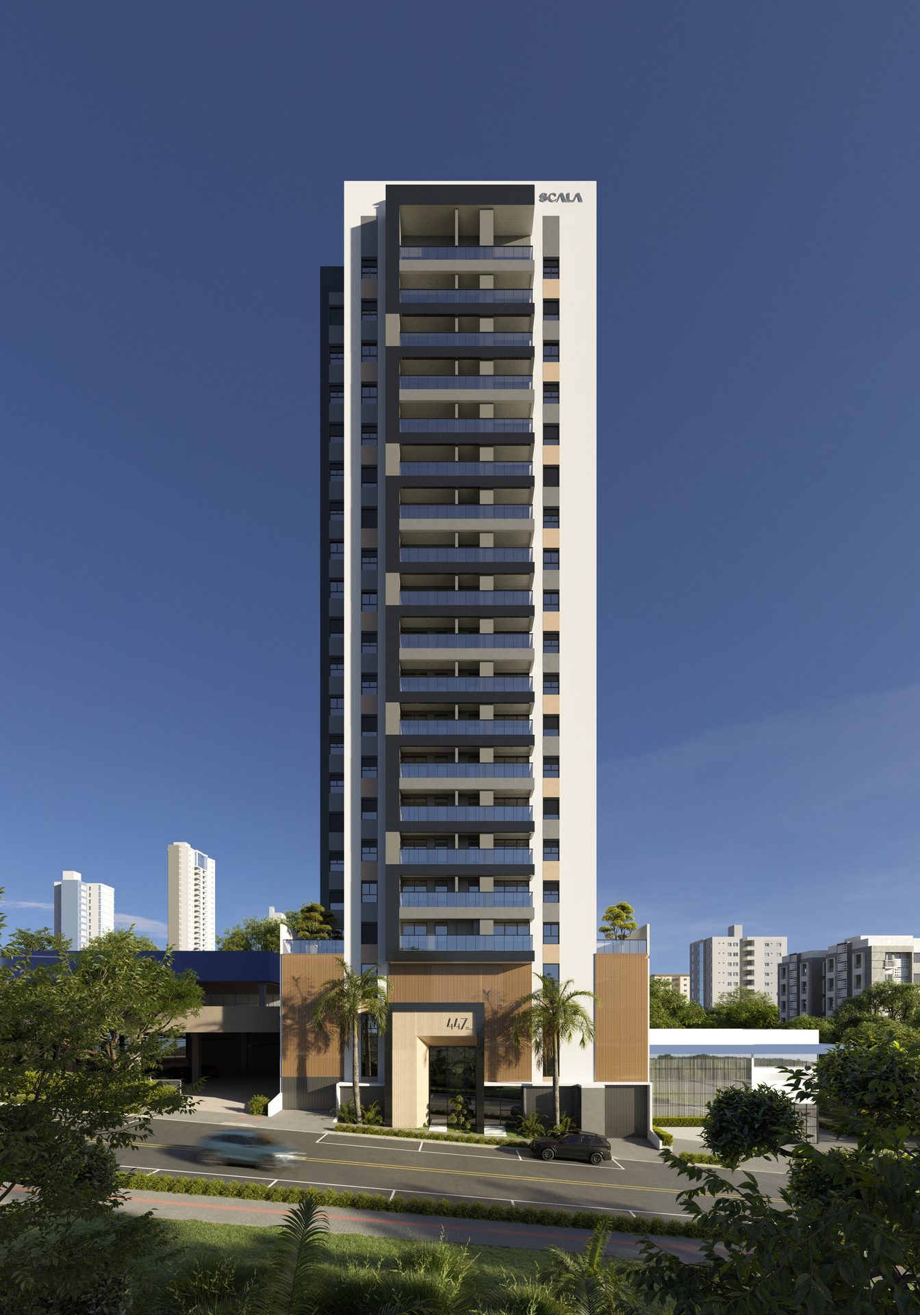 Perspectiva frontal diurna — 447 | By Scala