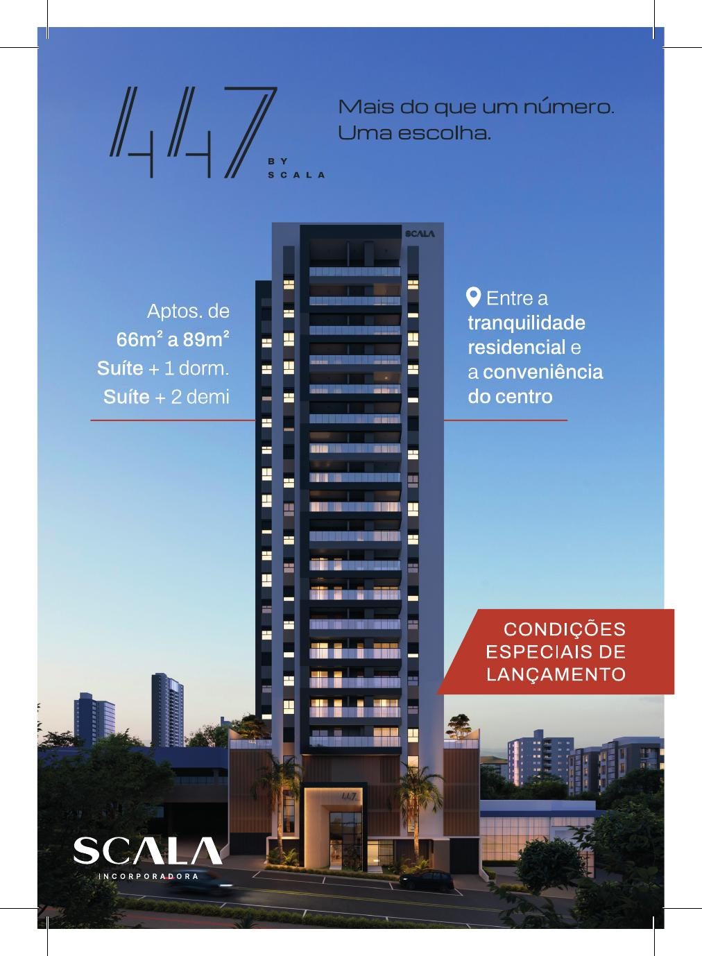 Flyer A5 frente — 447 | By Scala