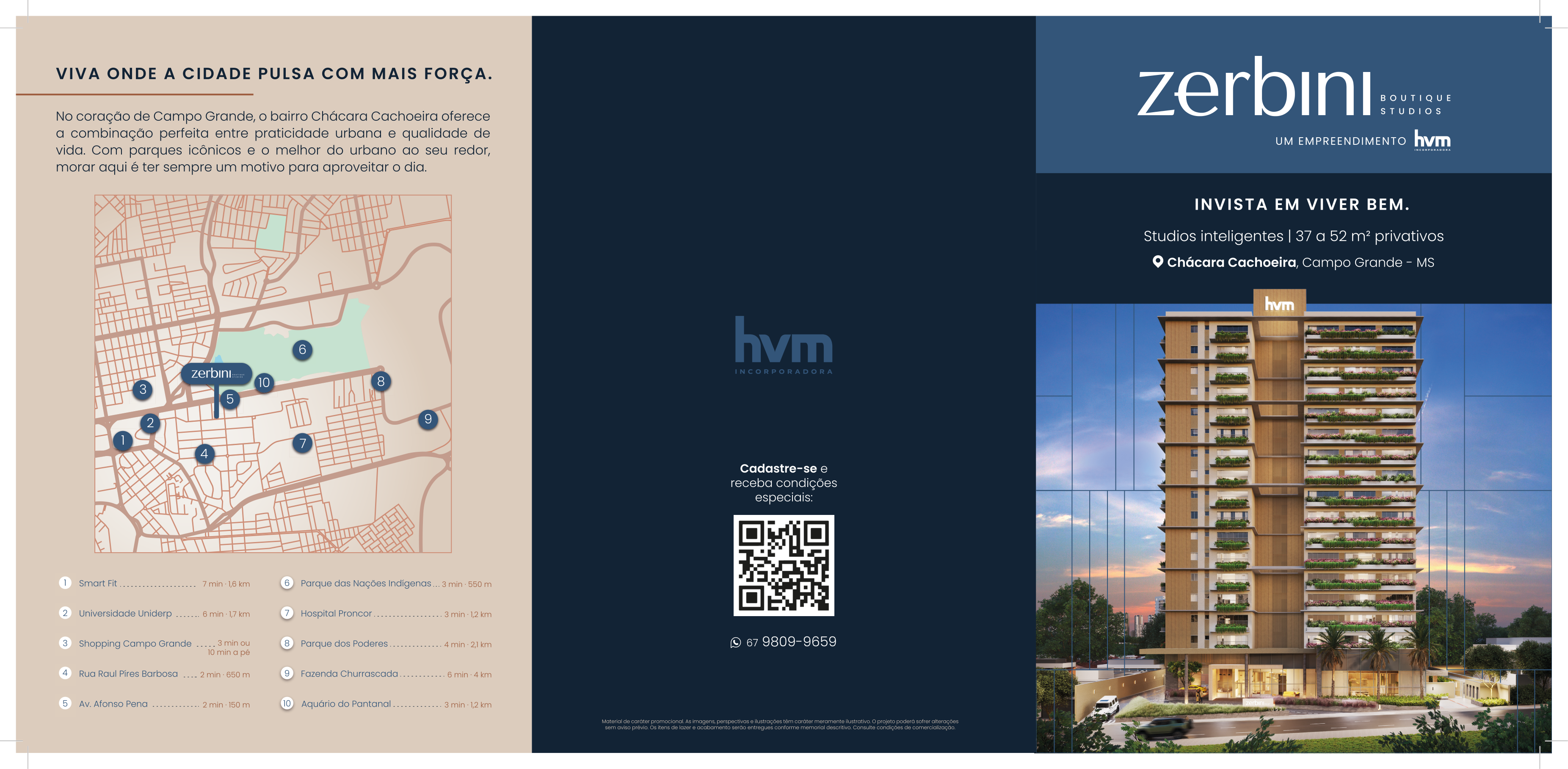 Folder desenvolvida pela Katsuki para HVM em Campo Grande/MS
