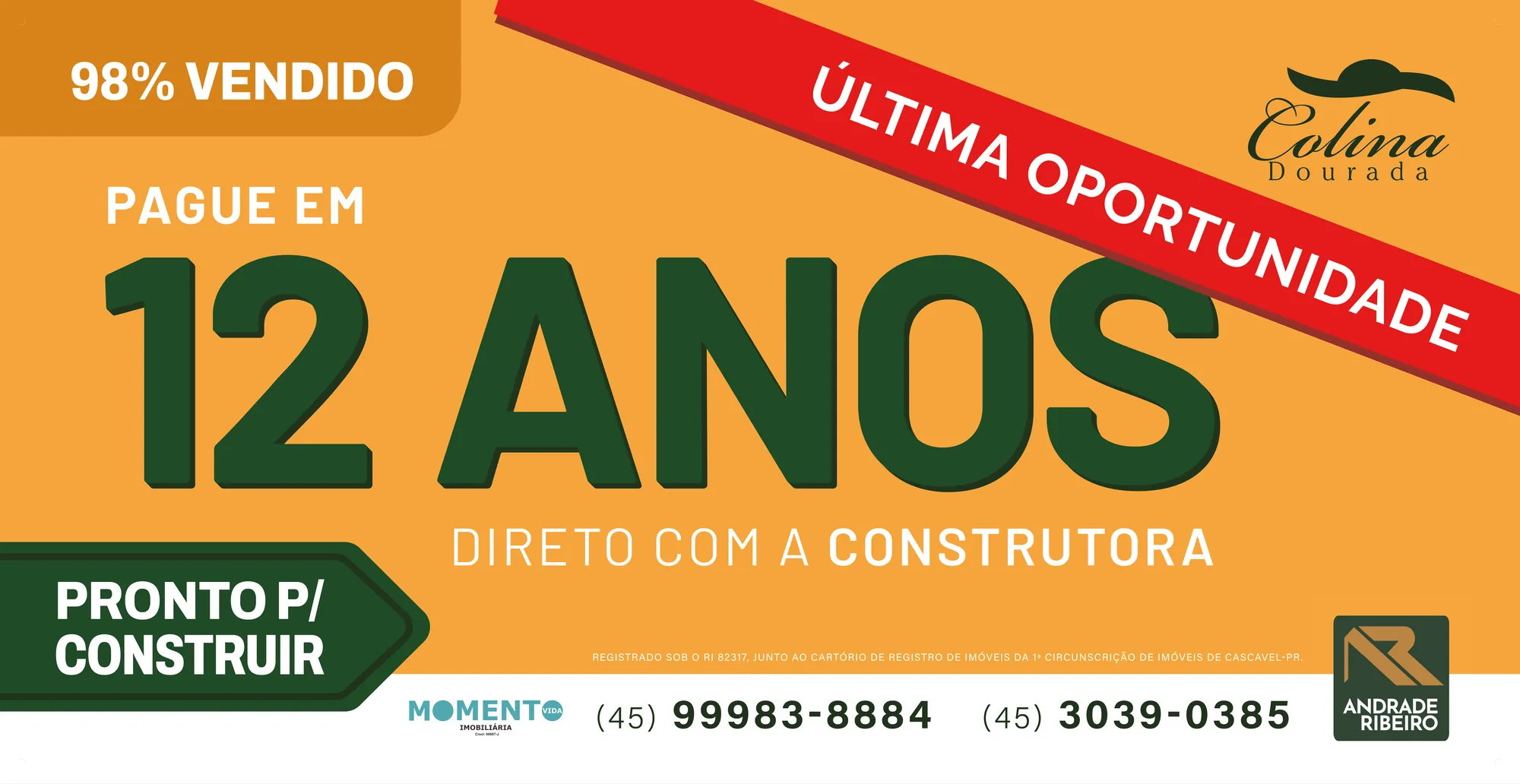 Outdoor desenvolvida pela Katsuki para Incorporare em Curitiba/PR